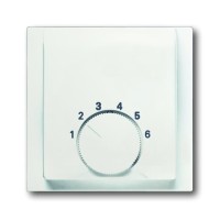 2CKA001710A3922 Плата центральная (накладка) для механизма терморегулятора (термостата) 1094 U, 1097 U, серия impuls, цвет белый бархат