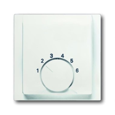 2CKA001710A3922 Плата центральная (накладка) для механизма терморегулятора (термостата) 1094 U, 1097 U, серия impuls, цвет белый бархат