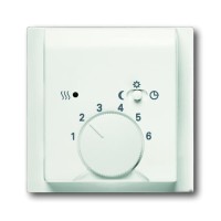 2CKA001710A3924 Плата центральная (накладка) для механизма терморегулятора  1095 U, 1096 U, серия impuls, цвет белый бархат