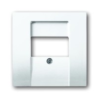 2CKA001710A3992 Плата центральная (накладка) для механизмов USB/VGA/HDMI/RCA, серия Future/Axcent/Carat/Династия, цвет альпийский белый