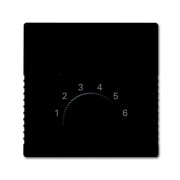 2CKA001710A4013 Плата центральная (накладка) для механизма терморегулятора  1099 UHK, серия Future/Axcent/Carat/Династия, цвет антрацит