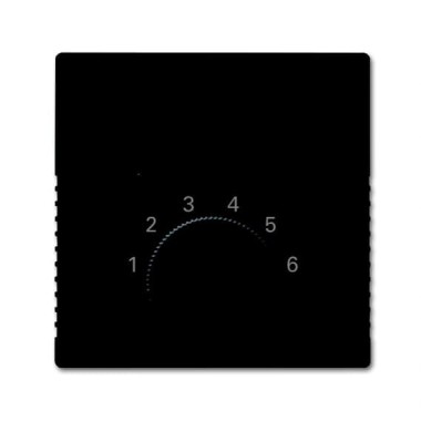 2CKA001710A4013 Плата центральная (накладка) для механизма терморегулятора  1099 UHK, серия Future/Axcent/Carat/Династия, цвет антрацит