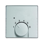 2CKA001710A4016 Плата центральная (накладка) для механизма терморегулятора  1099 UHK, серия Future/Axcent/Carat/Династия, цвет ссеребристый алюминий