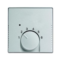 2CKA001710A4016 Плата центральная (накладка) для механизма терморегулятора  1099 UHK, серия Future/Axcent/Carat/Династия, цвет ссеребристый алюминий