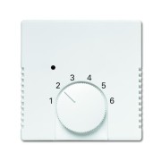 2CKA001710A4017 Плата центральная (накладка) для механизма терморегулятора  1099 UHK, серия Future/Axcent/Carat/Династия, цвет альпийский белый