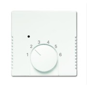 2CKA001710A4019 Плата центральная (накладка) для механизма терморегулятора  1099 UHK, серия Future/Axcent/Carat/Династия, цвет белый бархат