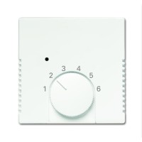 2CKA001710A4019 Плата центральная (накладка) для механизма терморегулятора  1099 UHK, серия Future/Axcent/Carat/Династия, цвет белый бархат