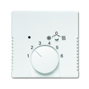 2CKA001710A4049 Плата центральная (накладка) для механизма терморегулятора  1099 UHKEA, серия Future/Axcent/Carat/Династия, цвет альпийский белый