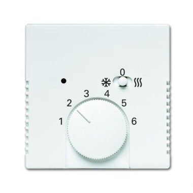 2CKA001710A4049 Плата центральная (накладка) для механизма терморегулятора  1099 UHKEA, серия Future/Axcent/Carat/Династия, цвет альпийский белый