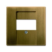 2CKA001710A4084 Плата центральная (накладка) для механизмов USB/VGA/HDMI/RCA, серия Династия, цвет латунь античная