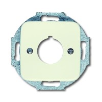 2CKA001724A0210 Плата центральная (накладка) с суппортом для командно-сигнальных приборов D=22.5 мм, серия Busch-Duro 2000 SI, цвет слоновая кость