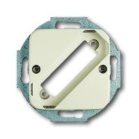 2CKA001724A0616 Плата центральная (накладка) для разъёмов D-Sub на 25-полюсов, серия Busch-Duro 2000 SI, цвет слоновая кость