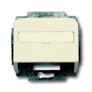 2CKA001724A1002 Плата центральная (корпус) с суппортом для коммуникационных разъёмов и цоколей DCS от 1850 EB до 1876 EB, серия Busch-Duro 2000 SI, цвет слоновая кость