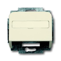 2CKA001724A1002 Плата центральная (корпус) с суппортом для коммуникационных разъёмов и цоколей DCS от 1850 EB до 1876 EB, серия Busch-Duro 2000 SI, цвет слоновая кость