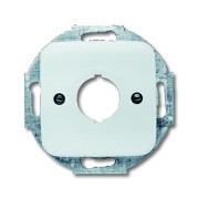 2CKA001724A1150 Плата центральная (накладка) с суппортом для командно-сигнальных приборов D=22.5 мм, серия Reflex SI, цвет альпийский белый