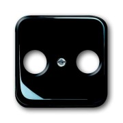 2CKA001724A1200 Плата центральная (накладка) для TV-FM розетки, серия Reflex SI чёрный