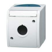 2CKA001724A2752 Корпус для командно-сигнальных приборов D=22.5 мм, с полем для надписи, серия ocean, цвет серый/сине-зелёный