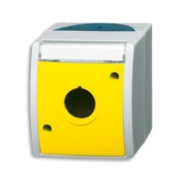 2CKA001724A2753 Корпус для командно-сигнальных приборов D=22.5 мм, с полем для надписи, серия ocean, цвет жёлтый