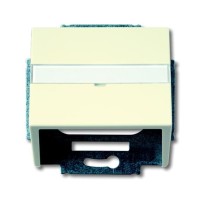 2CKA001724A2759 Плата центральная (корпус) с суппортом для коммуникационных разъёмов и цоколей DCS от 1850 EB до 1876 EB, серия Future/Axcent/Carat/Династия, цвет слоновая кость