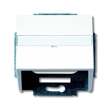 2CKA001724A2761 Плата центральная (корпус) с суппортом для коммуникационных разъёмов и цоколей DCS от 1850 EB до 1876 EB, серия Future/Axcent/Carat/Династия, цвет альпийский белый