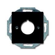 2CKA001724A4254 Плата центральная (накладка) с суппортом для командно-сигнальных приборов D=22.5 мм, серия Future/Axcent/Carat/Династия, цвет антрацит