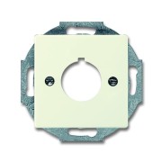 2CKA001724A4255 Плата центральная (накладка) с суппортом для командно-сигнальных приборов D=22.5 мм, серия Future/Axcent/Carat/Династия,  цвет слоновая кость