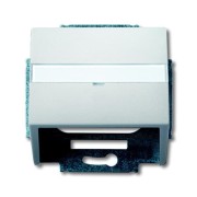 2CKA001724A4272 Плата центральная (корпус) с суппортом для коммуникационных разъёмов и цоколей DCS от 1850 EB до 1876 EB, серия pure/сталь