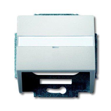 2CKA001724A4272 Плата центральная (корпус) с суппортом для коммуникационных разъёмов и цоколей DCS от 1850 EB до 1876 EB, серия pure/сталь