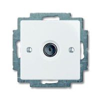 2CKA001724A4276 Механизм ТВ-розетки, одиночная (единственная), серия Basic 55, цвет альпийский белый