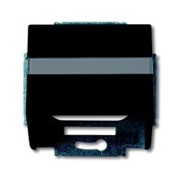 2CKA001724A4299 Плата центральная (корпус) с суппортом для коммуникационных разъёмов и цоколей DCS от 1850 EB до 1876 EB, серия Future/Axcent/Carat/Династия, цвет черный бархат