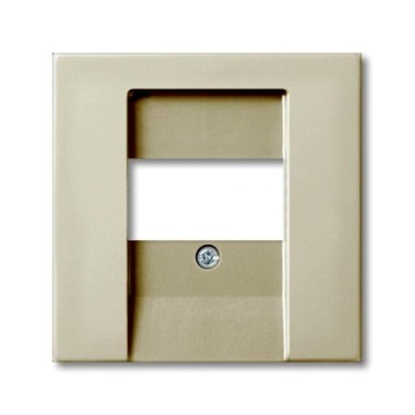 2CKA001724A4312 Плата центральная (накладка) для розеток громкоговорителя 0247, 0248, серия Basic 55, цвет шампань