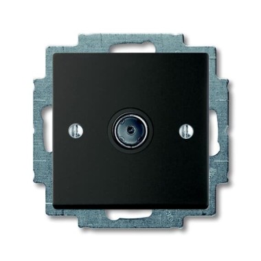 2CKA001724A4313 Механизм ТВ-розетки, одиночная (единственная), серия Basic 55, цвет château-black