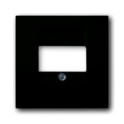 2CKA001724A4315 Плата центральная (накладка) для розеток громкоговорителя 0247, 0248, серия Basic 55, цвет château-black