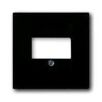 2CKA001724A4315 Плата центральная (накладка) для розеток громкоговорителя 0247, 0248, серия Basic 55, цвет château-black