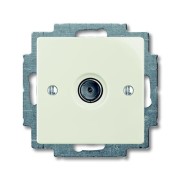 2CKA001724A4317 Механизм ТВ-розетки, одиночная (единственная), серия Basic 55, цвет chalet-white