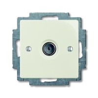 2CKA001724A4317 Механизм ТВ-розетки, одиночная (единственная), серия Basic 55, цвет chalet-white