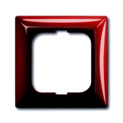 2CKA001725A1516 Рамка 1-постовая, серия Basic 55, цвет foyer-red