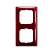 2CKA001725A1517 Рамка 2-постовая, серия Basic 55, цвет foyer-red