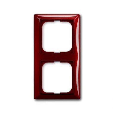 2CKA001725A1517 Рамка 2-постовая, серия Basic 55, цвет foyer-red
