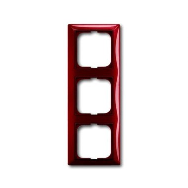 2CKA001725A1518 Рамка 3-постовая, серия Basic 55, цвет foyer-red