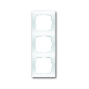 2CKA001725A1545 Рамка 3-постовая, серия spring, цвет альпийский белый