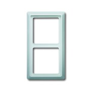 2CKA001730A0283 Рамка 2-постовая, серия Allwetter 44, цвет альпийский белый