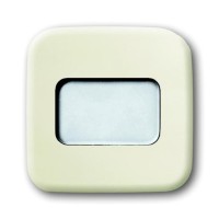 2CKA001731A0405 Клавиша для механизма 1-клавишного выключателя/переключателя/кнопки с подсвечивающимся полем для надписи, серия Busch-Duro 2000 SI, цвет слоновая кость