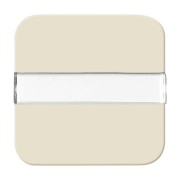 2CKA001731A1445 Клавиша для механизма 1-клавишного выключателя/переключателя/кнопки с полем для надписи, со световодом, серия Busch-Dur 2000 SI, цвет слоновая кость