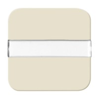 2CKA001731A1445 Клавиша для механизма 1-клавишного выключателя/переключателя/кнопки с полем для надписи, со световодом, серия Busch-Dur 2000 SI, цвет слоновая кость