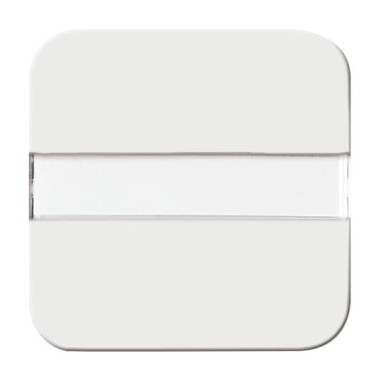 2CKA001731A1452 Клавиша для механизма 1-клавишного выключателя/переключателя/кнопки с полем для надписи, со световодом, серия Reflex SI цвет альпийский белый