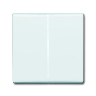 2CKA001731A1601 Клавиша для механизма 2-клавишного выключателя/переключателя/кнопки (IP44), серия Allwetter 44, цвет альпийский белый