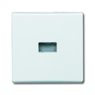 2CKA001731A1734 Клавиша для механизма 1-клавишного выключателя/переключателя/кнопки, с красной линзой (IP44), серия Allwetter 44, цвет альпийский белый