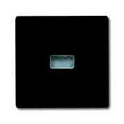 2CKA001731A1742 Клавиша для механизма 1-клавишного выключателя/переключателя/кнопки, с красной линзой (IP44), серия Allwetter 44, цвет антрацит