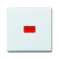 2CKA001731A1833 Клавиша для механизма 1-клавишного выключателя/переключателя/кнопки, с красной линзой (IP44), серия Allwetter 44, цвет слоновая кост